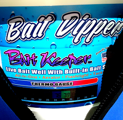 BaitDipper.Net Bait Bucket Livewell Aerator Bait Saver - Fitness & Sports -  Outdoor Activities - Fishing - Fishing Accessories